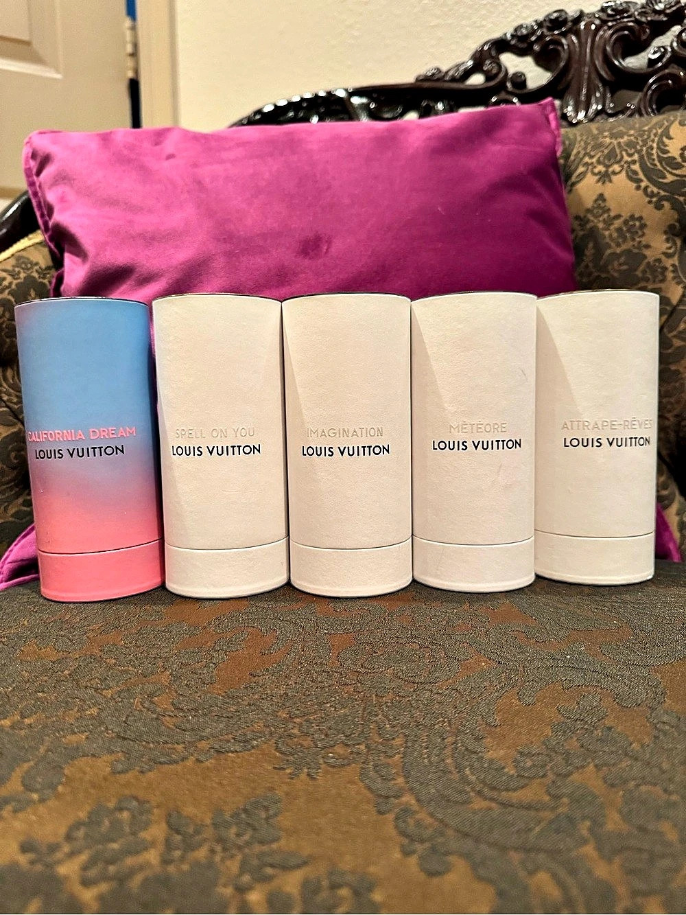 Louis Vuitton Fragrance 5 Case Cylinders